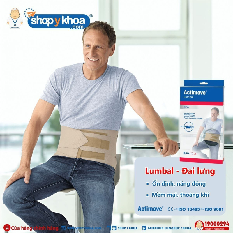 dai nep chinh hinh actimove lumbal  dai that lung mau kem
