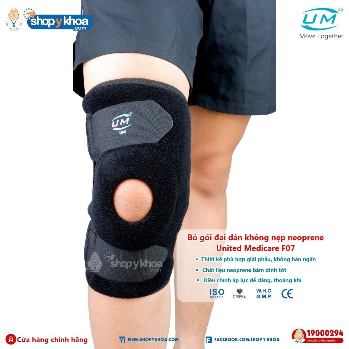 bo goi dai dan dem ho neoprene um f 07