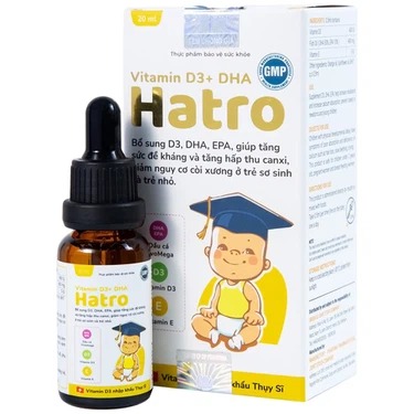 dung dich vitamin d3  dha hatro pharvina tang suc de khang giam nguy co coi xuong  20ml