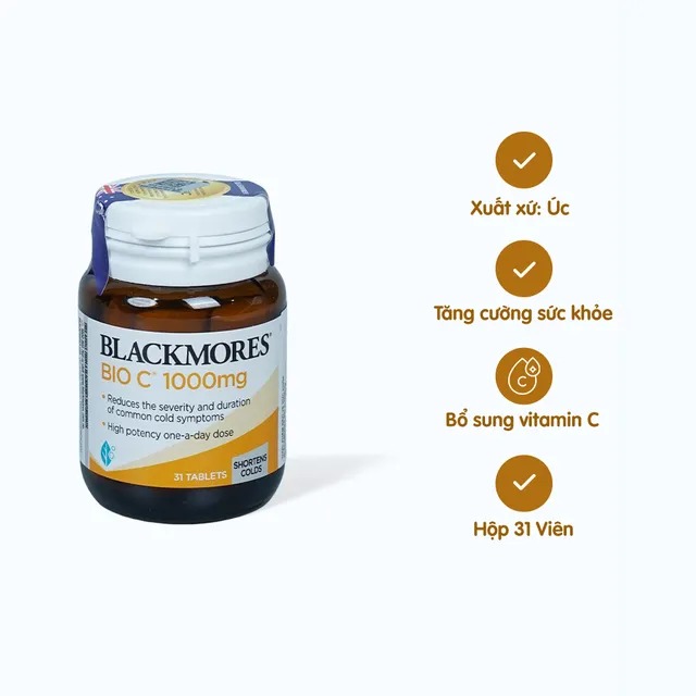 vien uong blackmores bio c 1000mg bo sung vitamin c cho co the  hop 31 vien
